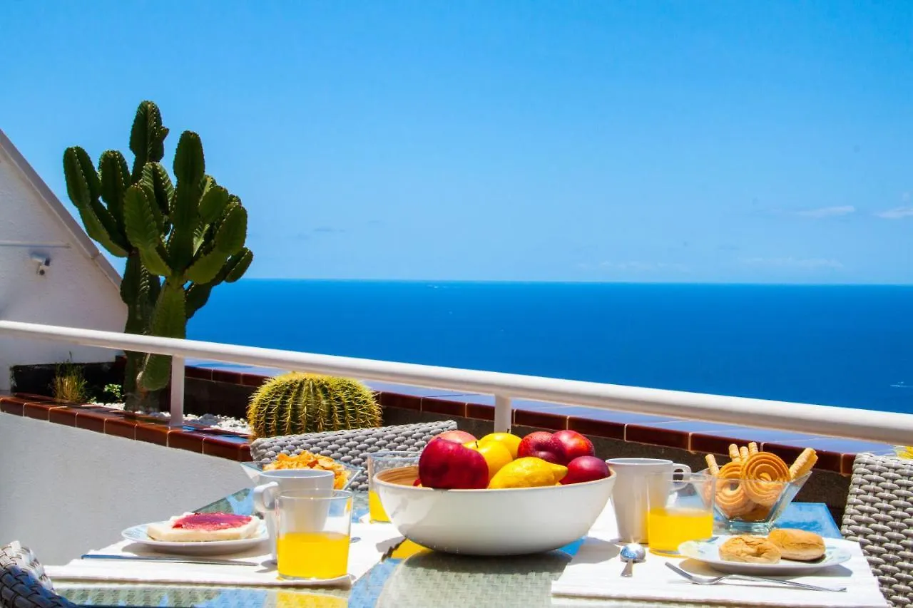 Rooftop Apartment With Ocean View And Heated Pool Costa Adeje