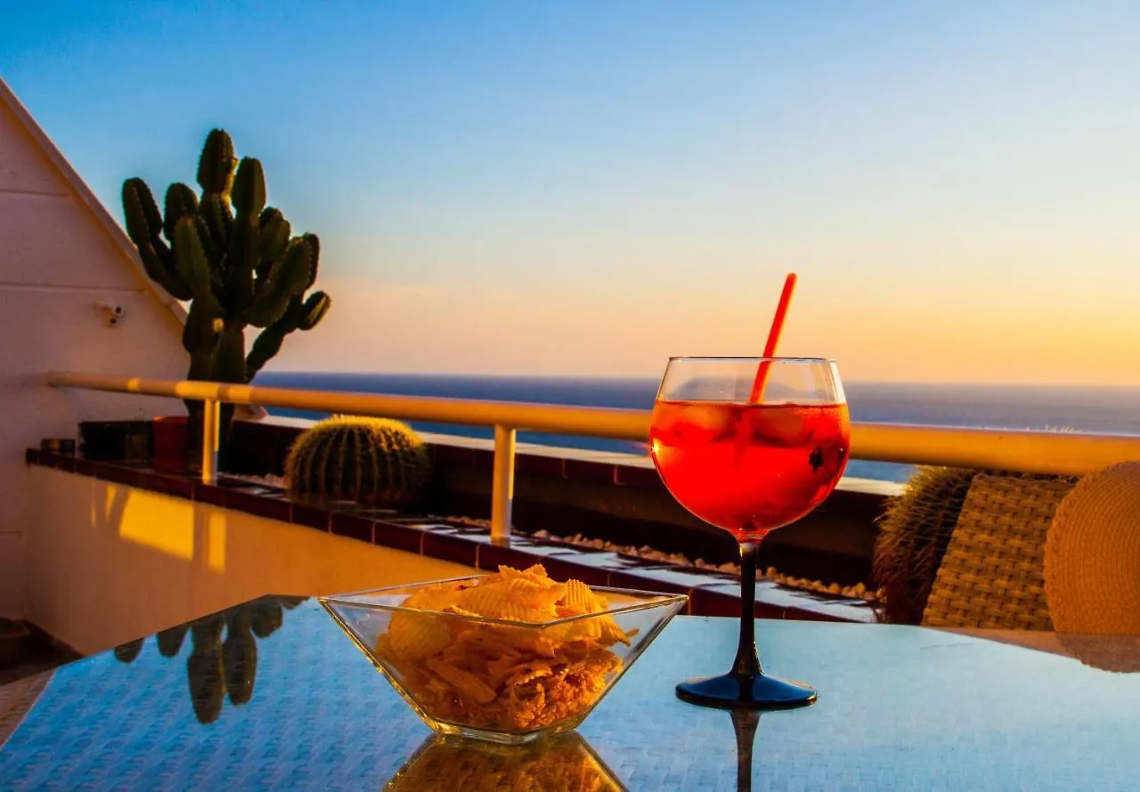 Rooftop Apartment With Ocean View And Heated Pool Costa Adeje
