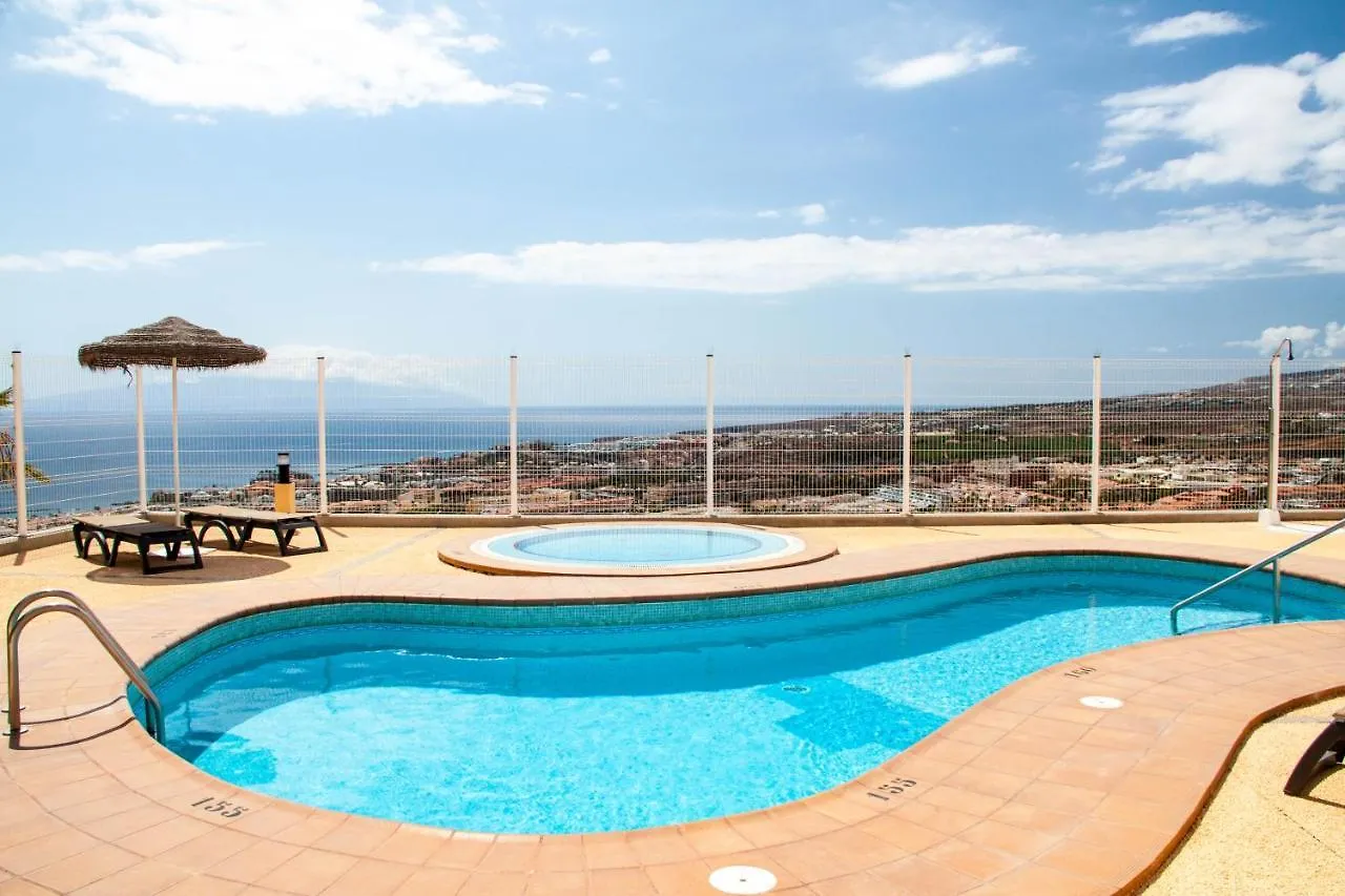 Rooftop Apartment With Ocean View And Heated Pool Costa Adeje  Spanien